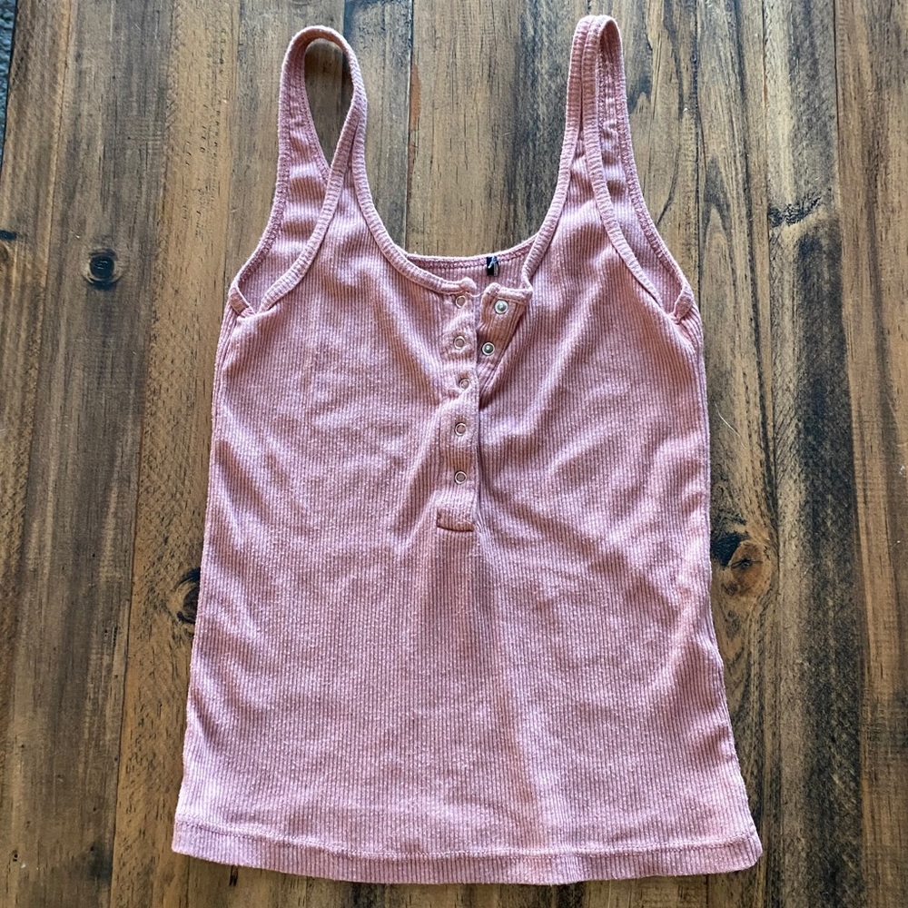 Button up tank top